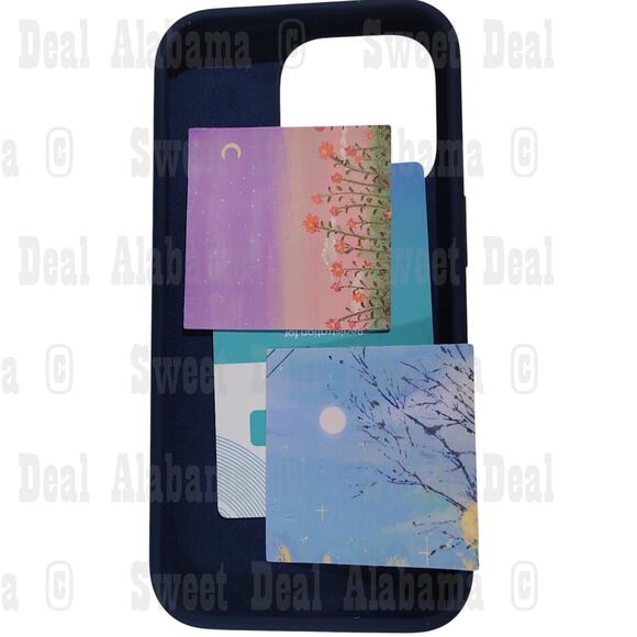 OuXul Cellphone Case For iPhone 12/12 Pro (6.1"), Navy Blue - Picture 3 of 5